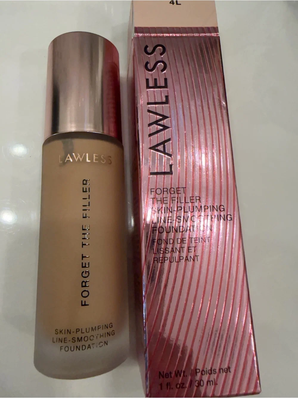 LAWLESS Forget The Filler Foundation in 4L Light - Neutral